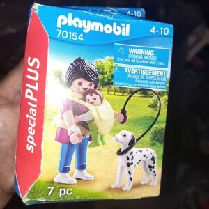 Playmobil Family Figure Set with Dalmatian